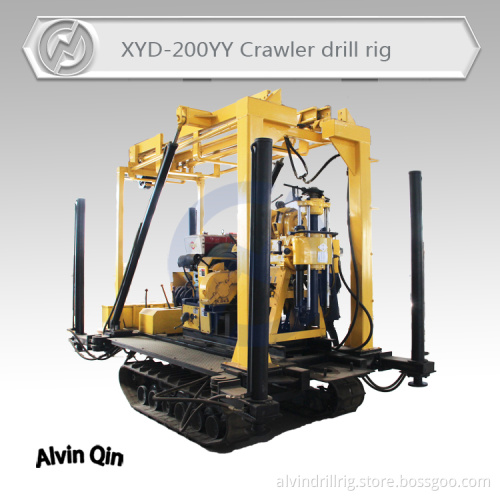 Tracked mounted drilling rig HYD-200YY drilling machine